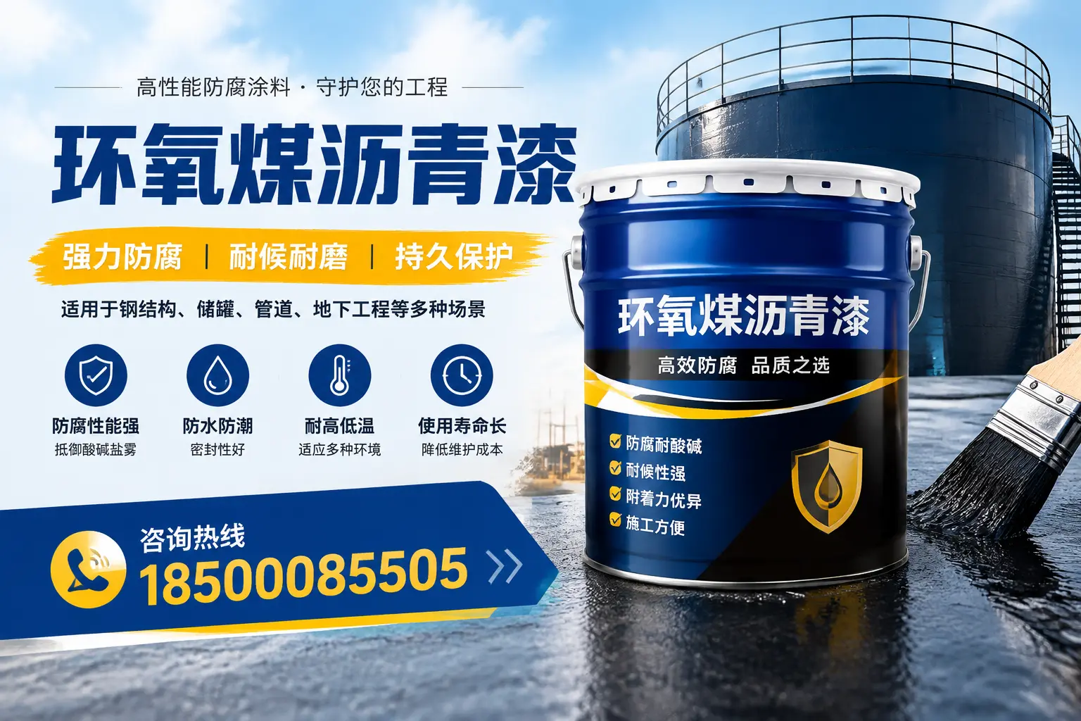 环氧煤沥青漆在工业中的应用，克拉玛依企业的选择